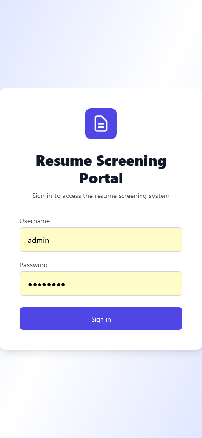 AI Resume Screener screenshot 5